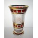 Vase en cristal 25cm. Collection L'Or Rouge.