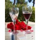 Coffret de 6 verres &agrave; vin rouge. Collection La Spirale.